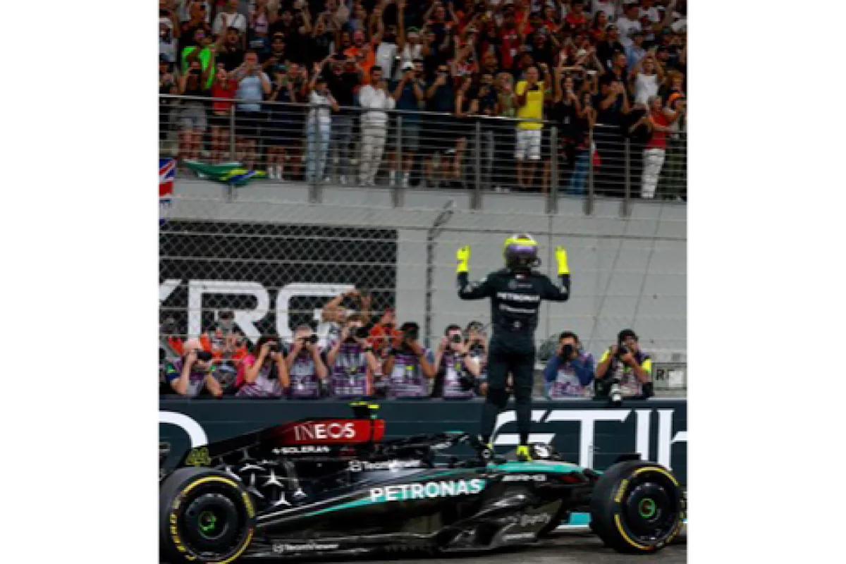 ‘A leap of faith turned into the history books’: Hamilton bids farewell to Mercedes