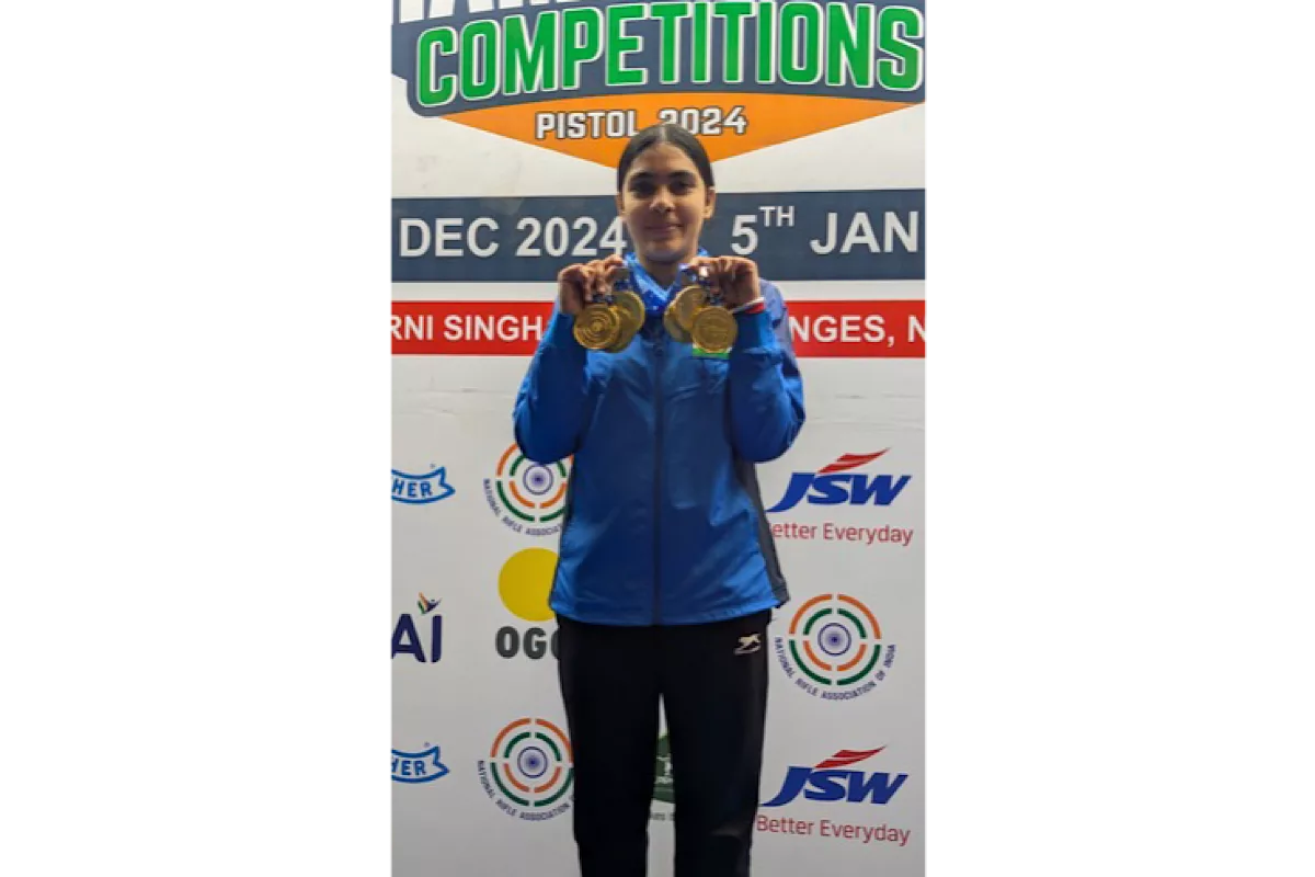 Shooting Nationals: Haryana teenager Suruchi stars with triple gold in women’s air pistol