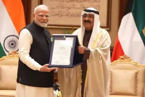 Kuwait bestows its highest honour ‘The Order of Mubarak Al Kabeer’ to  PM Modi