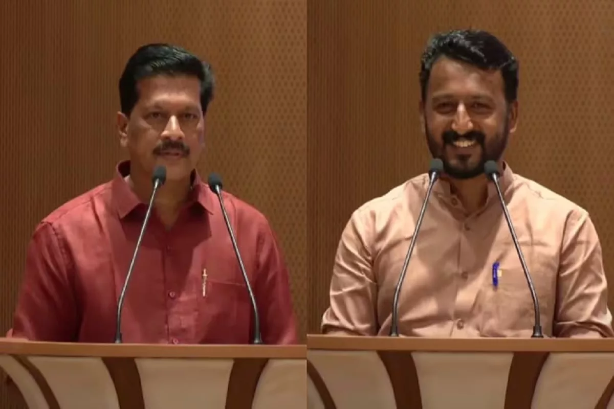 U R Pradeep, Rahul Mamkoothathil take oath as MLAs