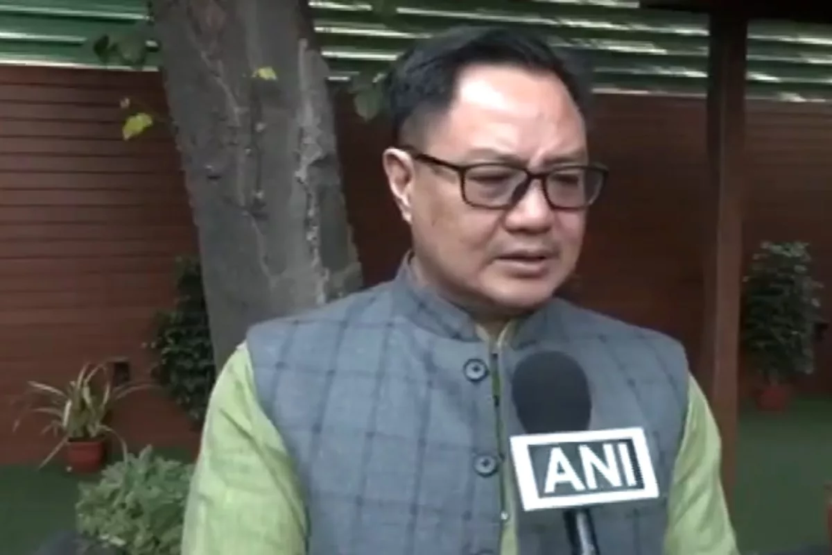 Rijiju lashes out at Congress : ‘Stop misusing the name of Babasaheb Ambedkar’