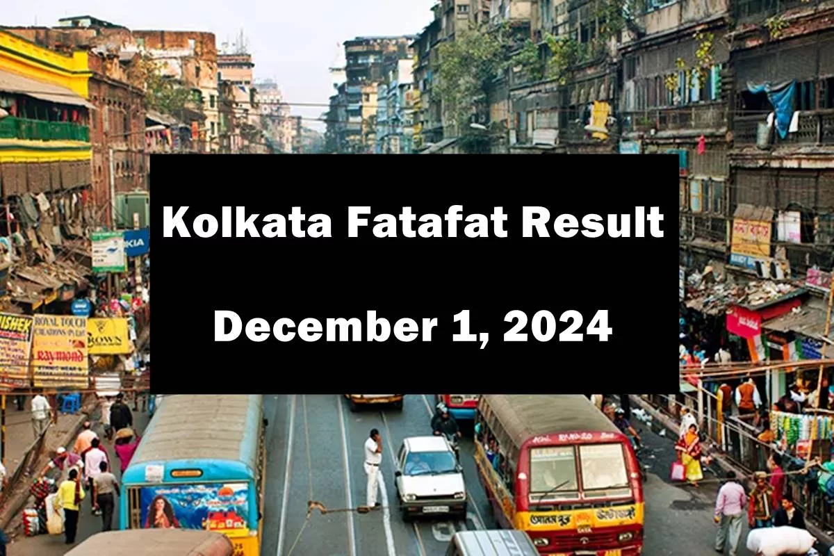 Kolkata Fatafat (Kolkata FF) December 1, 2024 result announced: Check winning numbers now