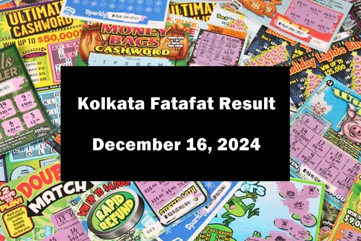 Kolkata Fatafat (Kolkata FF) December 16, 2024 result announced: Check winning numbers now