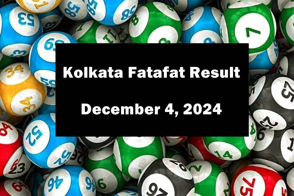 Kolkata Fatafat (Kolkata FF) December 4, 2024 result announced: Check winning numbers now