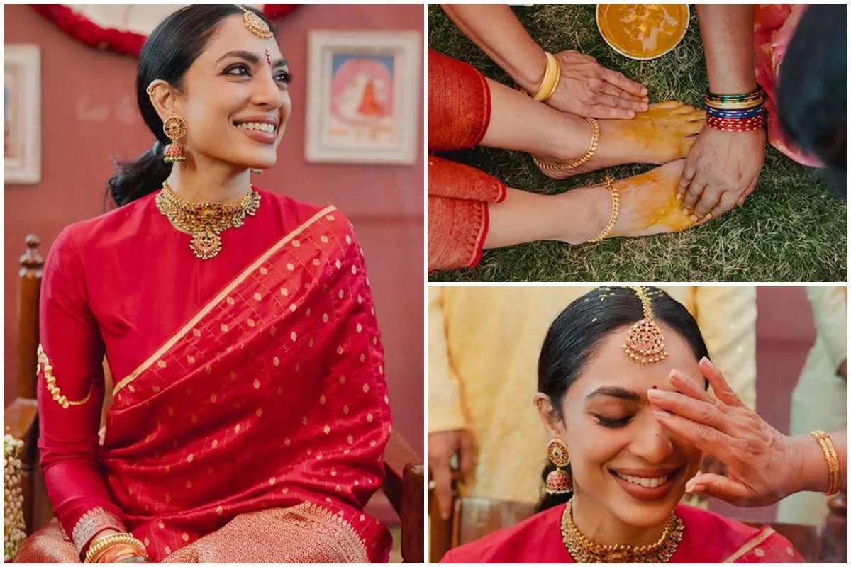 Inside Sobhita Dhulipala’s pelli kuturu ceremony: See pictures