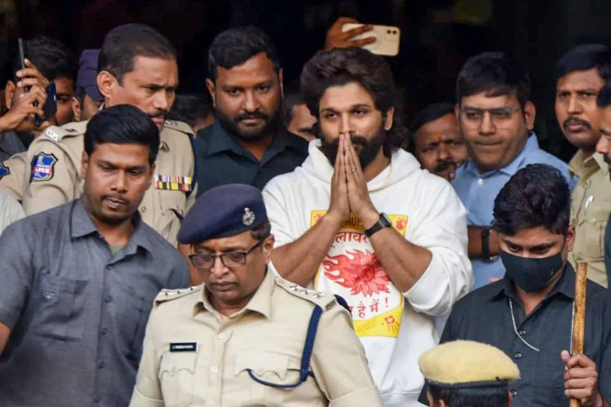 Cine star Allu Arjun released from jail