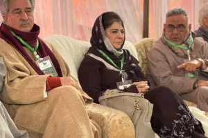 Mehbooba slams NC’s silence on restoration of Article 370