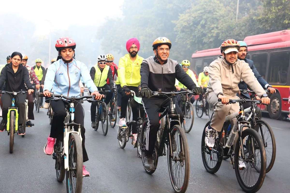 Fit India Cycling Drive launched by Mandaviya