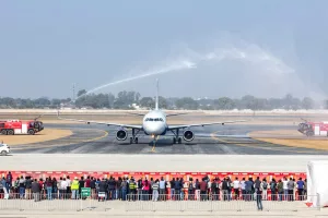 Noida airport at Jewar conducts first-ever trial flight landing successfully