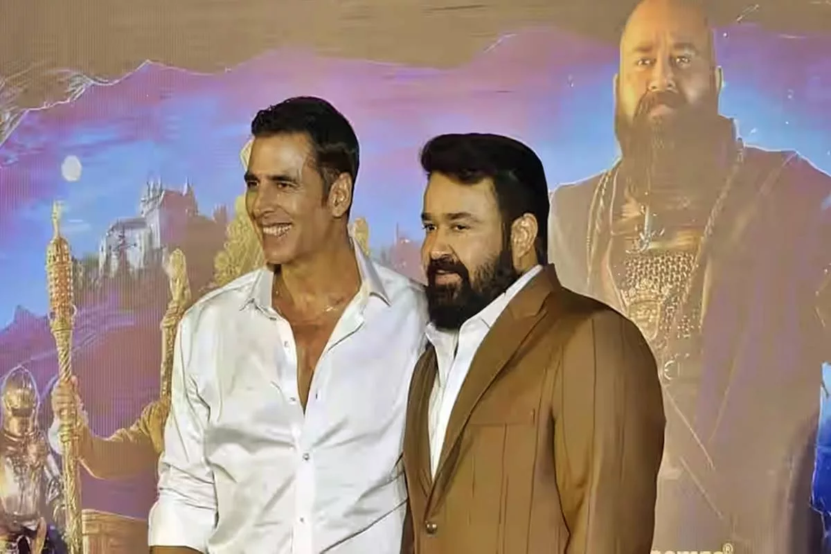 Mohanlal and Akshay Kumar share the spotlight at ‘Barroz’ trailer launch