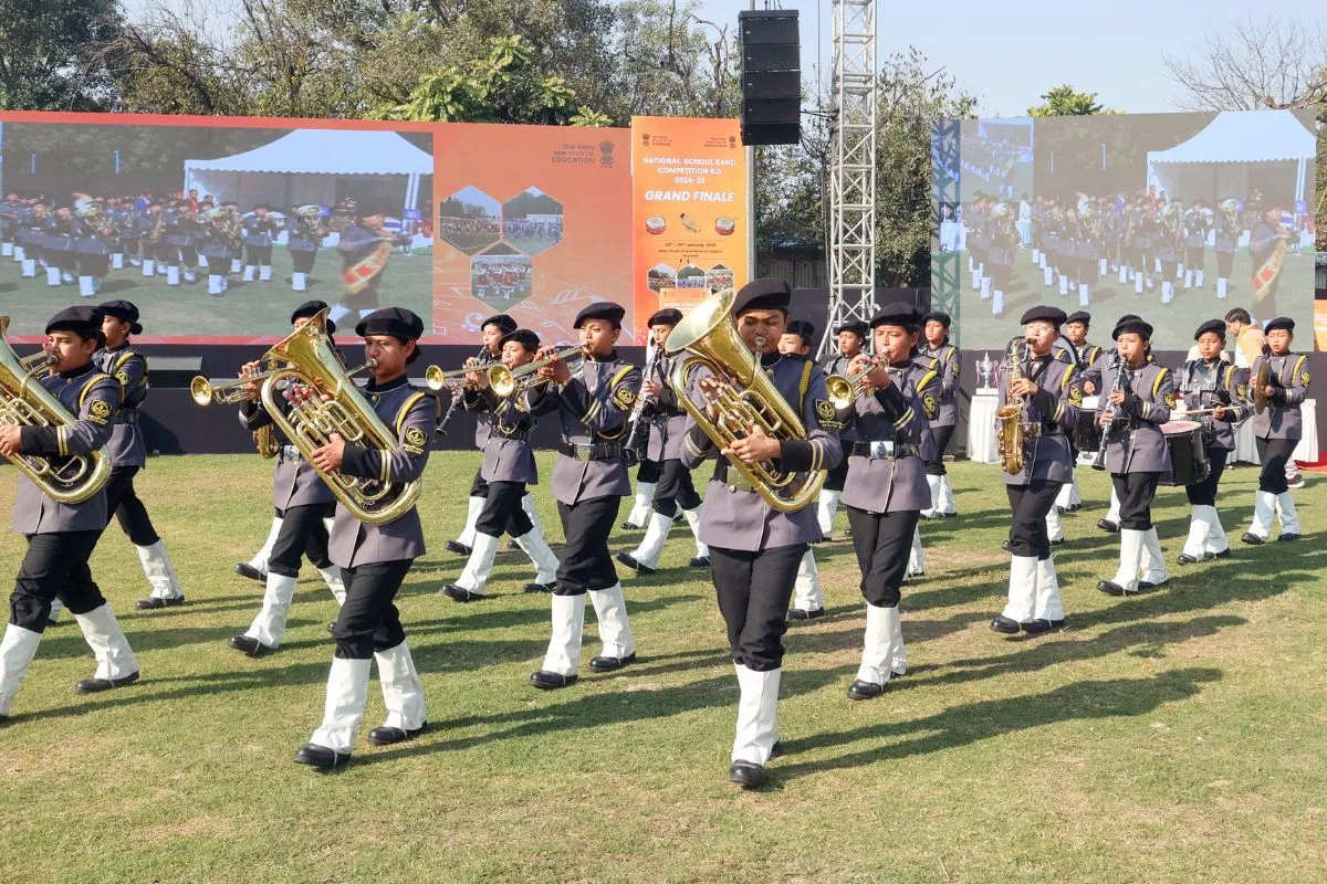 PM Shri Kasturba Gandhi Vidyalaya and City Montessori School Win Top Prizes at National School Band Competition