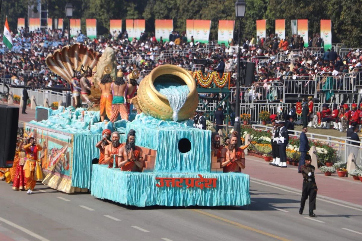 UP’s tableau secures 1st place in People’s Choice Award at Republic Day parade in Delhi