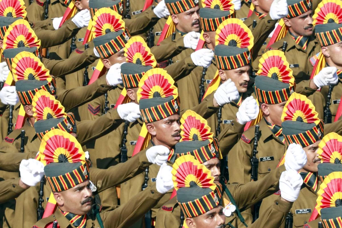 J & K Rifles,Signals named Best Marching Contingent at RD  Parade