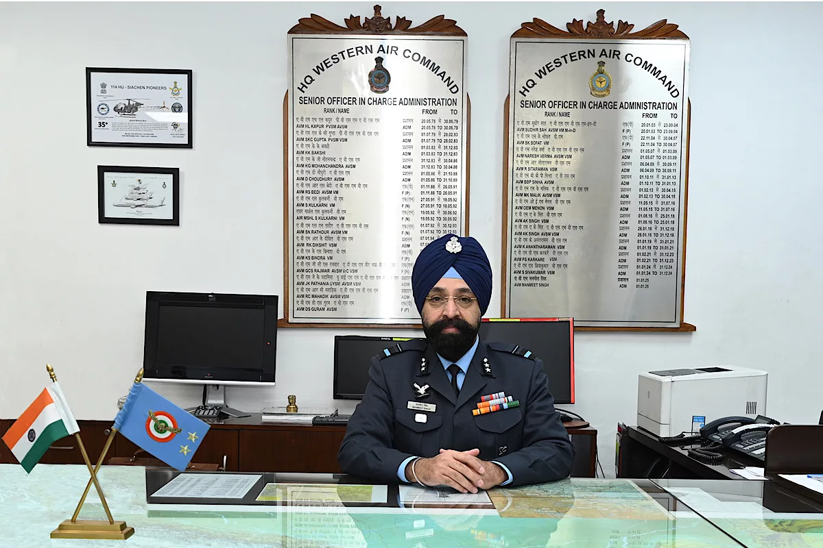 Air Vice Marshal Manmeet Singh assumes charge as Senior Officer-in-Charge, Administration, Western Air Command