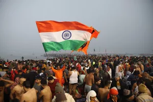 Over 8 million take dip during first holy bath at Mahakumbh