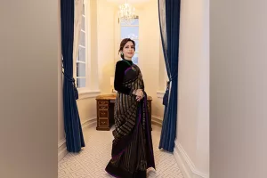 Draped in traditional Kanchipuram Silk saree, Nita Ambani puts spotlight on Indian craft at President-elect Trump’s reception