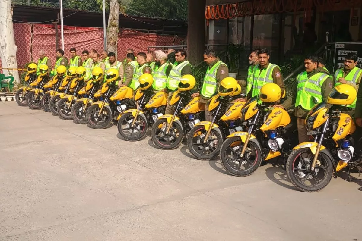 West District Police flag off 12 patrolling bikes ahead of polls