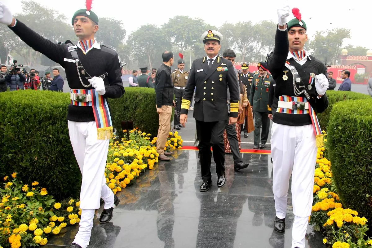 Admiral Tripathi addresses NCC cadets, emphasizes discipline, patriotism