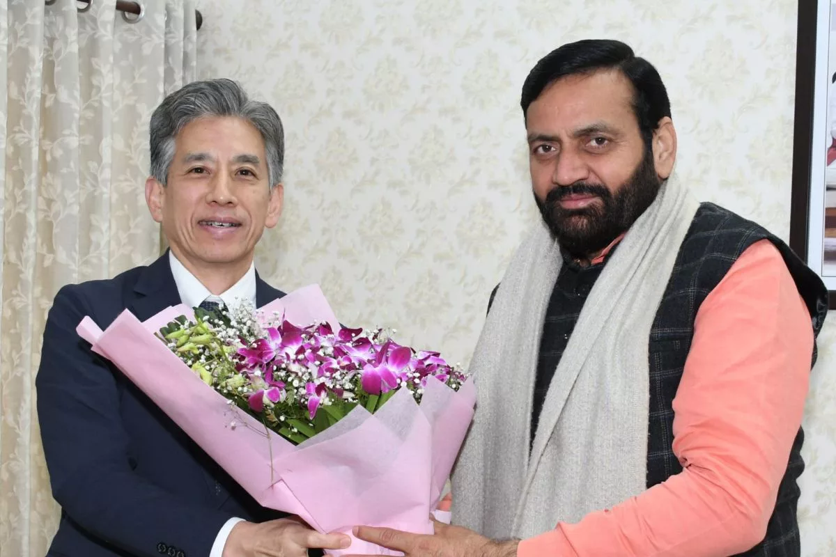 Haryana CM meets Japanese delegation