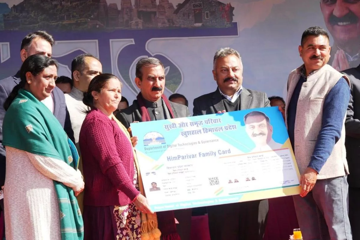 Himachal CM launches Him Pariwar Portal offering over 300 online services