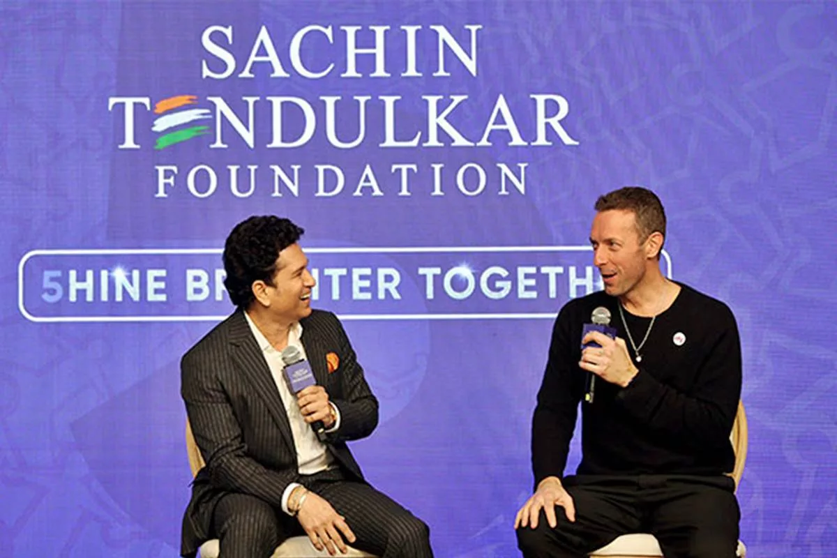 Chris Martin graces Sachin Tendulkar Foundation’s 5th anniversary celebration