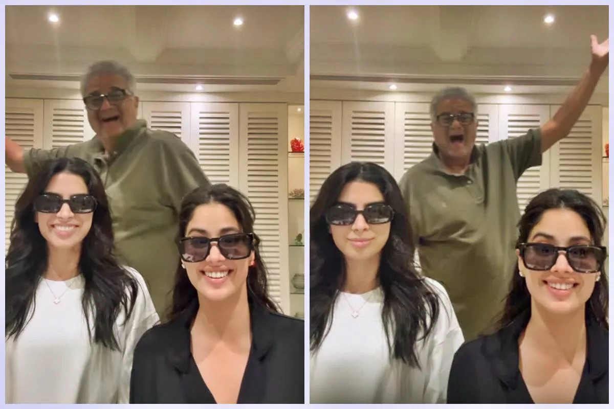 Janhvi and Khushi Kapoor’s fun dance reel features Boney Kapoor’s hilarious cameo; WATCH