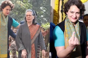 Sonia Gandhi, Priyanka cast their votes for Delhi Assembly elections