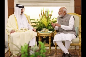 PM Modi holds talks with Amir of Qatar, says had “very productive meeting with my brother”