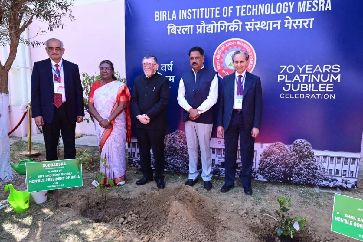 Prez Murmu lauds BIT Mesra’s contribution to science and Tech