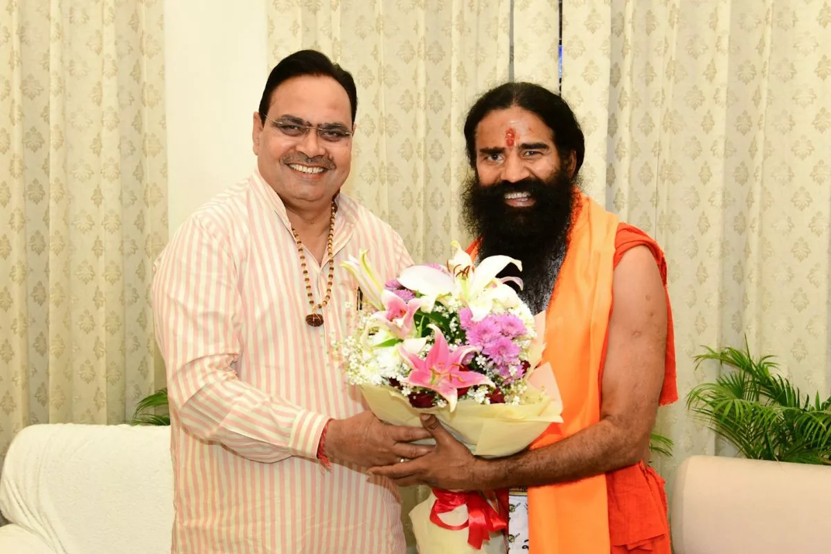 Baba Ramdev discusses educational reforms with Rajasthan CM, academicians