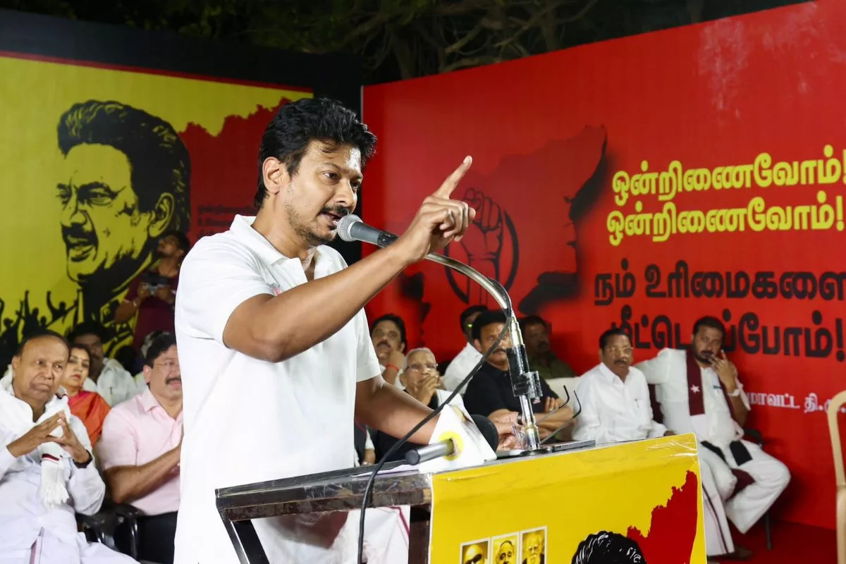 Udhayanidhi Stalin warns of uprising against imposition of Hindi