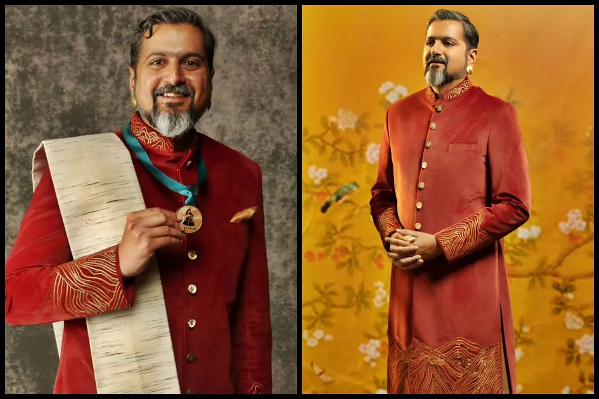 Ricky Kej shines in Indian-inspired look at 2025 Grammys