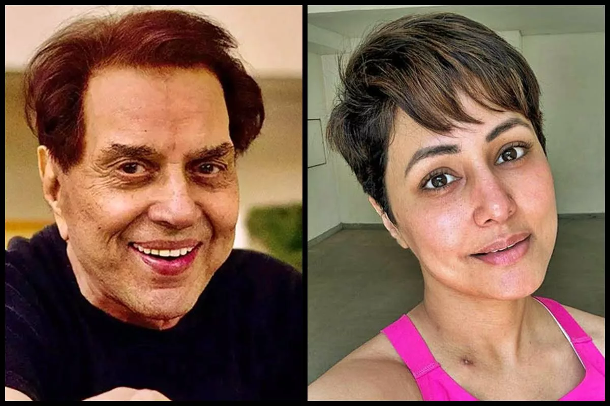 Dharmendra lifts spirits of Hina Khan with surprise video call