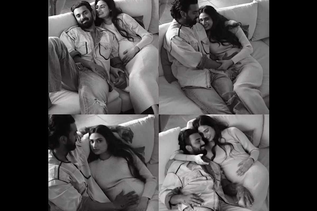 Athiya Shetty flaunts baby bump in maternity shoot with hubby KL Rahul