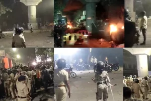 Vehicles burnt as violent clashes erupt in Nagpur, cops deployed