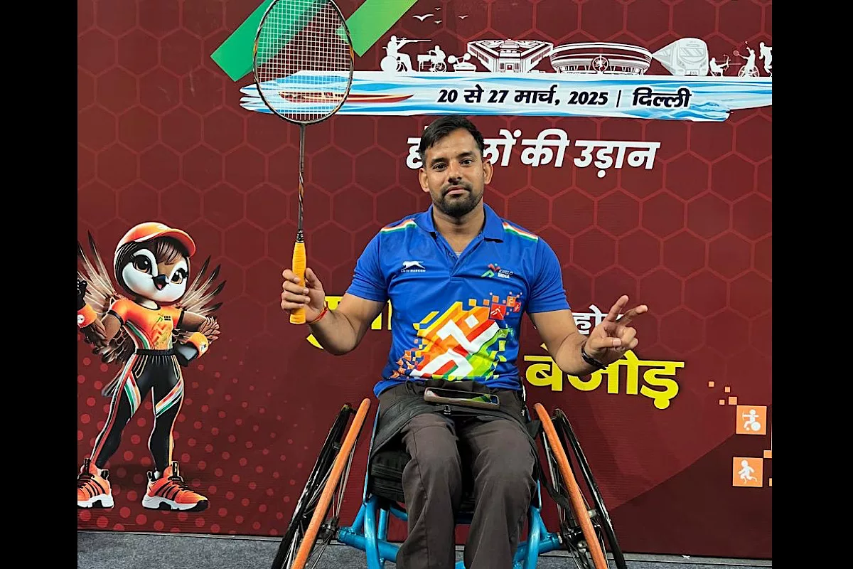 KIPG 2025: After wheelchair cricket & arm wrestling, MBA Gyan Prakash falls for badminton