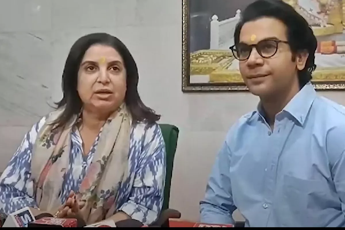 Farah Khan and Rajkummar Rao takes blessings in Shirdi