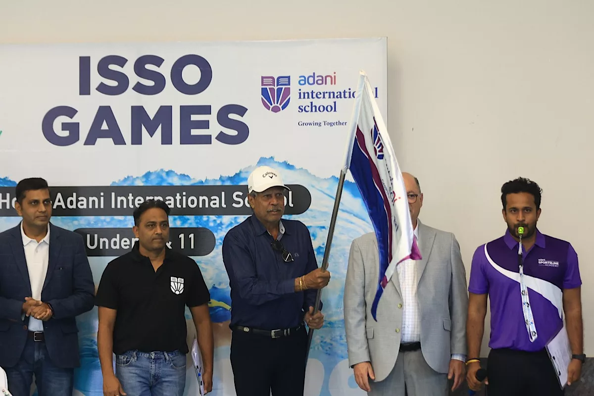 Kapil Dev inaugurates ISSO swimming regional at Adani International School