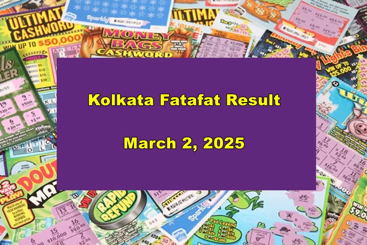 Kolkata Fatafat (Kolkata FF) March 2, 2025 result announced: Check winning numbers now