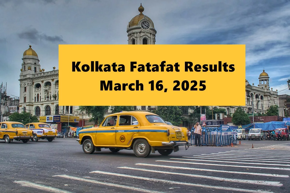 Big win? Kolkata Fatafat March 16, 2025 results released—Check now!