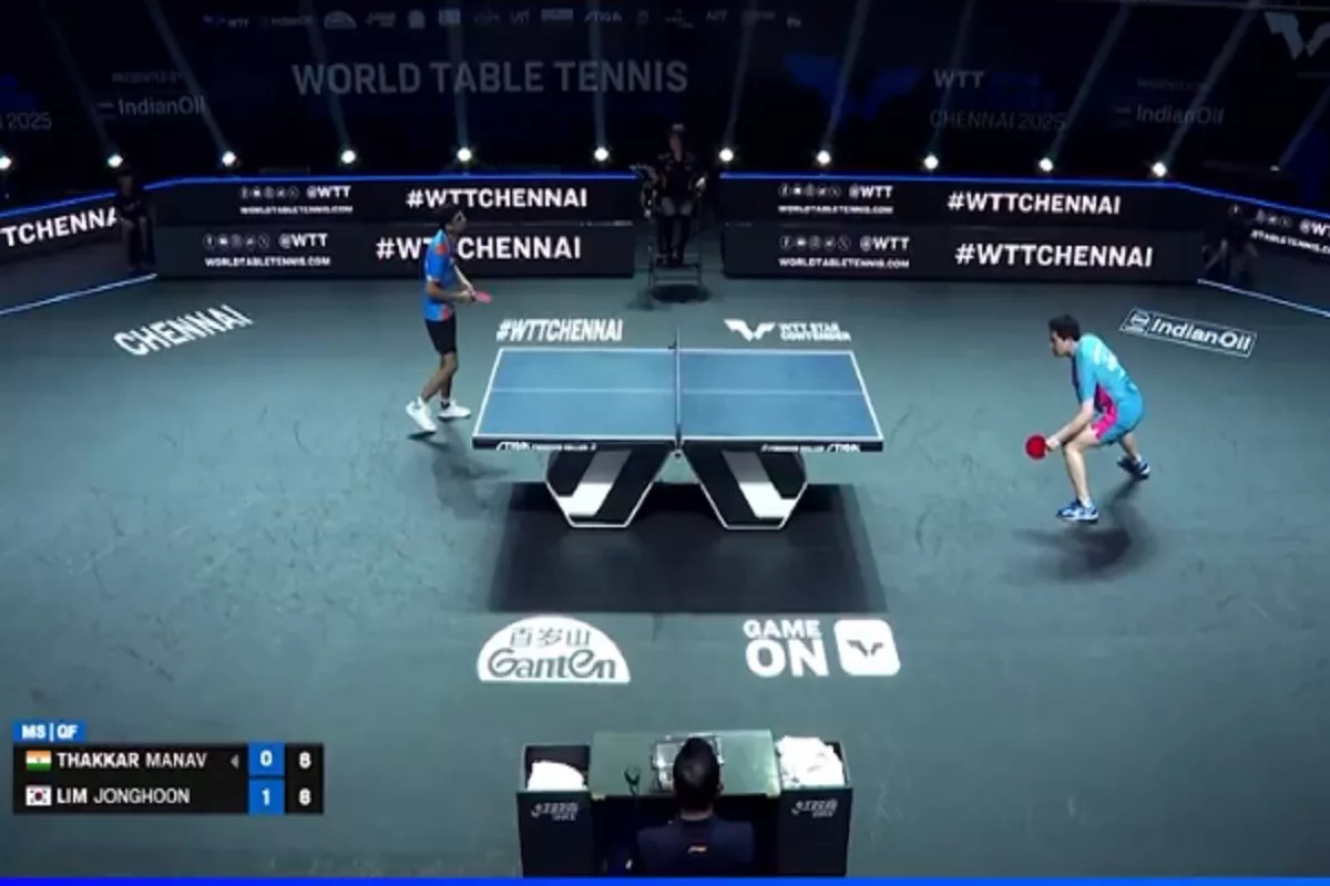 Manav Thakkar enters semi-finals of WTT Star Contender Men’s Singles