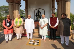 PM Modi, accompanied by Mohan Bhagwat, pays tributes to RSS founder at Smruti Mandir in Nagpur