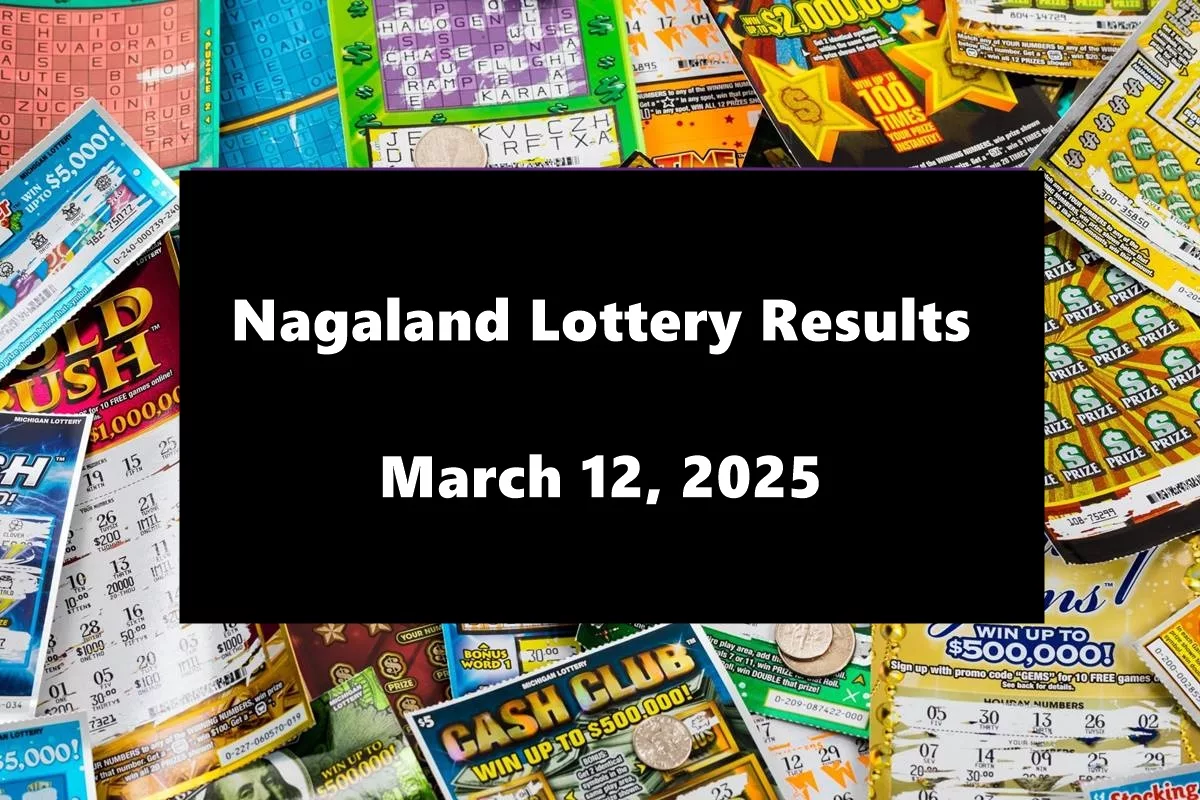 Nagaland Lottery Sambad result for March 12, 2025: 1 PM winner announced!