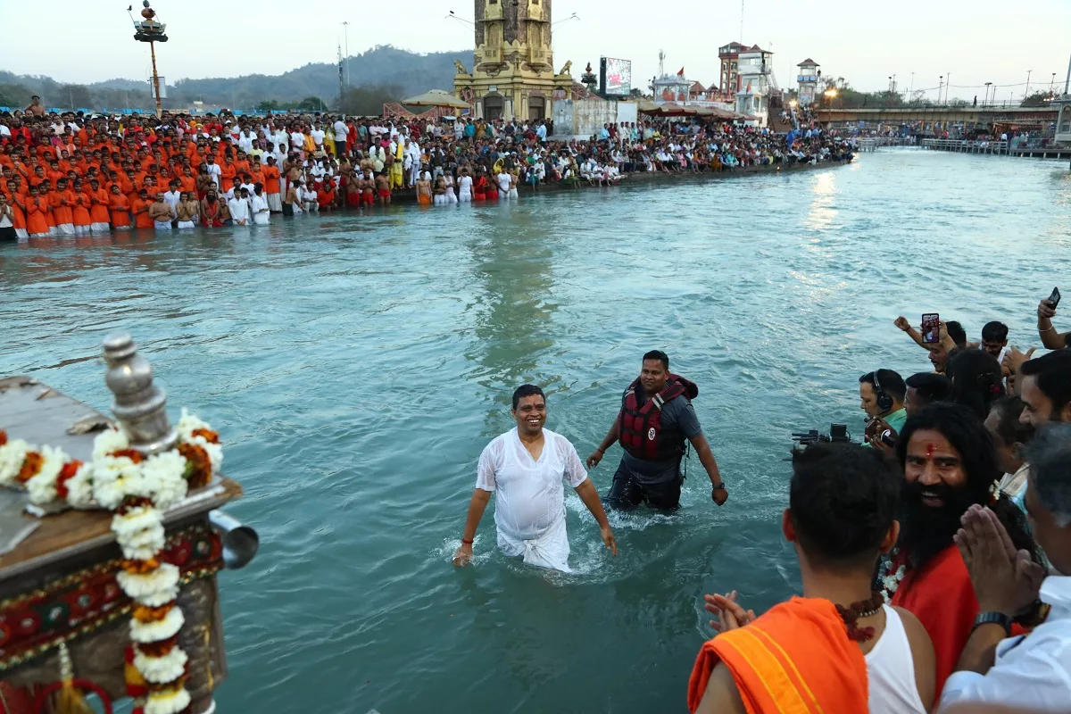 Vedic chants resonate at Har Ki Pauri in Haridwar: 62nd ‘Akhil Bharatiya Shastrotsav’ creates history