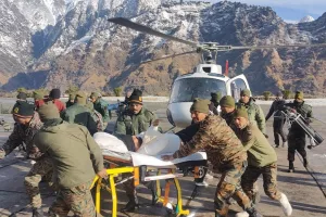 Uttarakhand Avalanche: 47 BRO workers rescued, 8 still trapped; CM Dhami takes stock of rescue operations