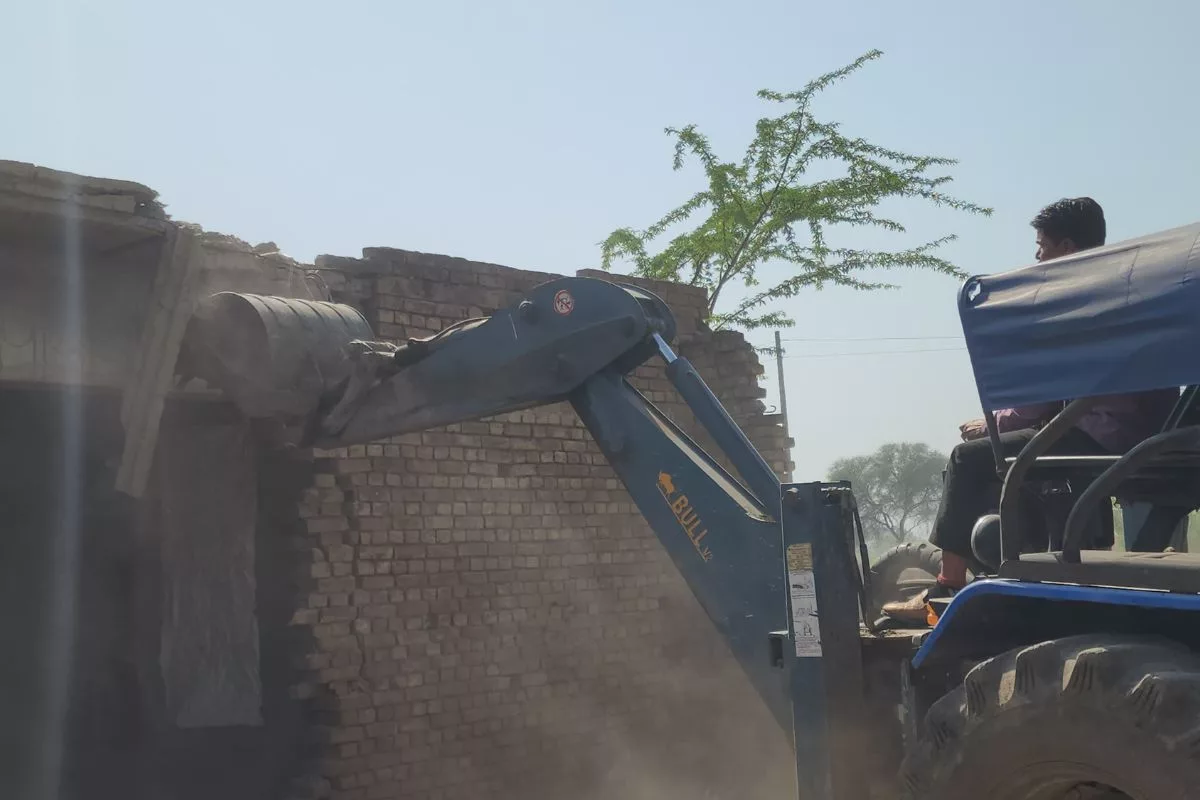 Drug trafficker’s illegal property demolished in Punjab