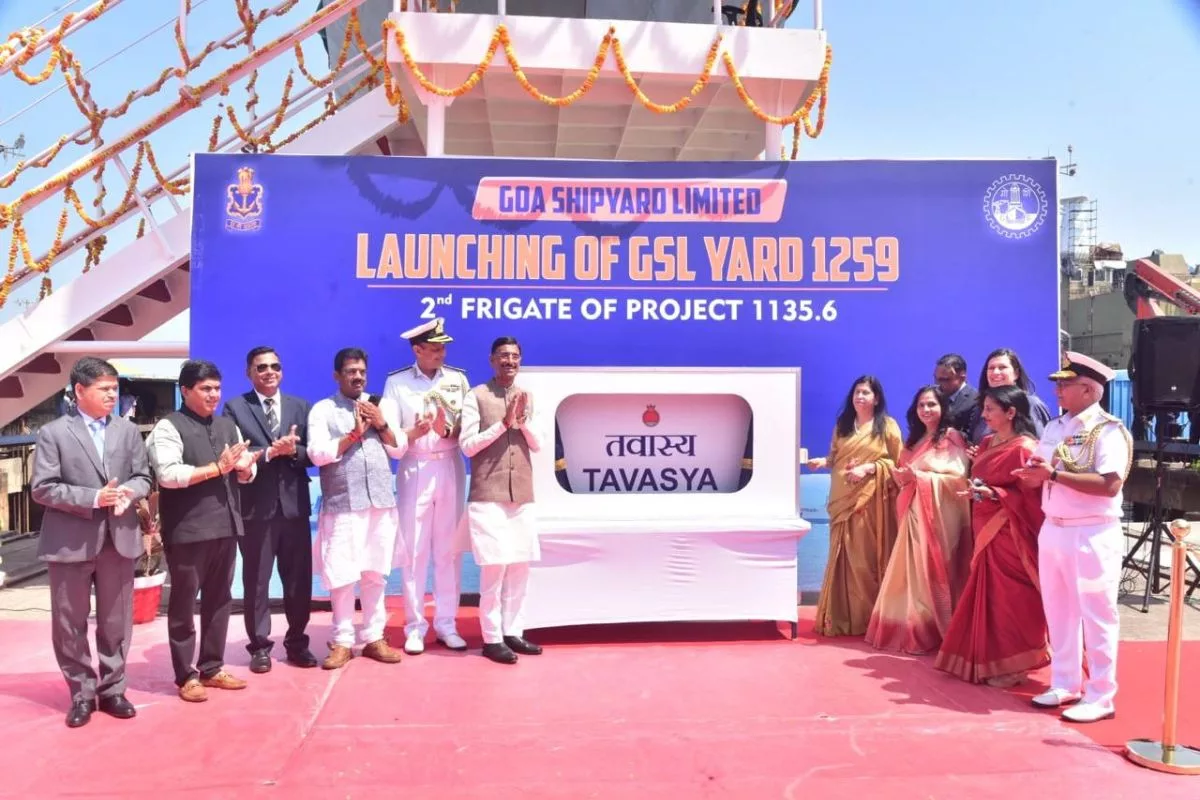 India launches ‘Tavasya’, second frigate of Project 1135.6 Additional Follow-on Ships