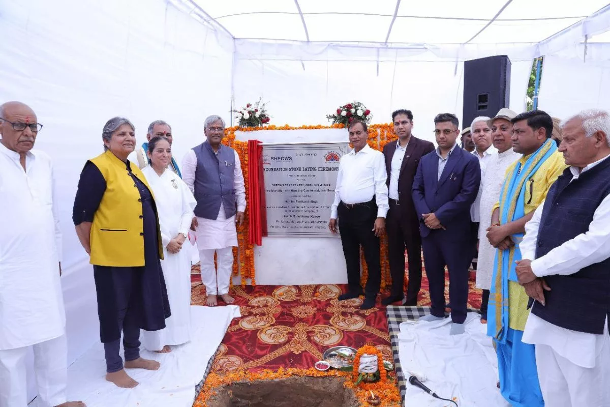 Foundation stone laid for Haryana’s first Geriatric Research Institute & Old Age Home in Harchandpur