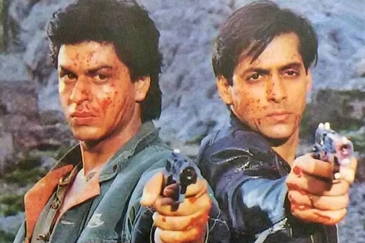 When Salman fired a gun at Shah Rukh on ‘Karan Arjun’ set – What happened next will shock you!