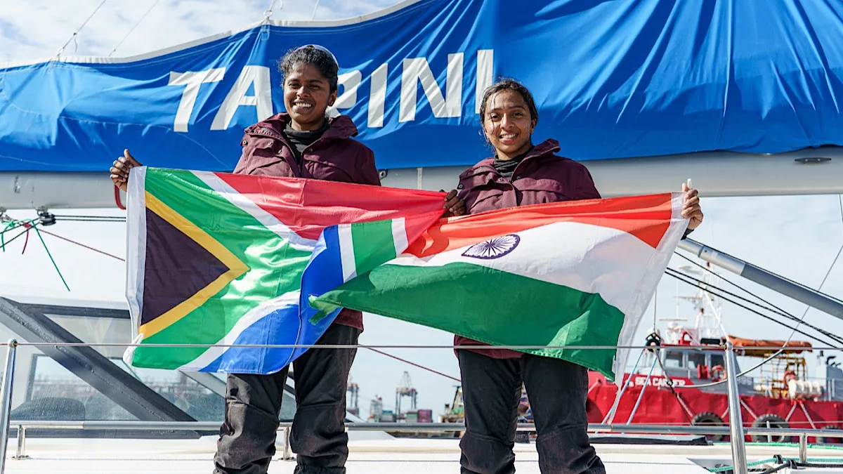 INSV Tarini reaches Cape Town completing fourth leg of Navika Sagar Parikrama II